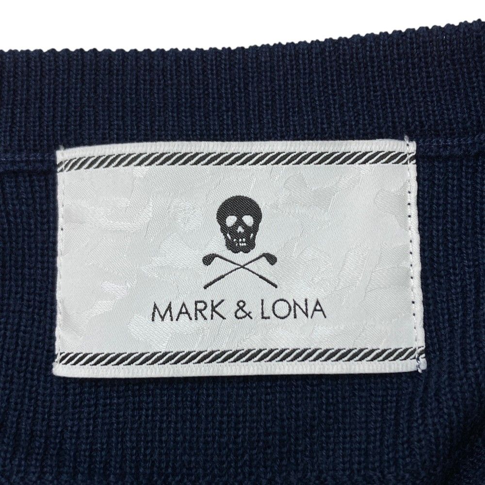 ★美品★2023年モデル　MARK&LONA クールネックニット　サイズ　46 ☆美品☆2023年モデル MARK&LONA クールネックニット サイズ 46