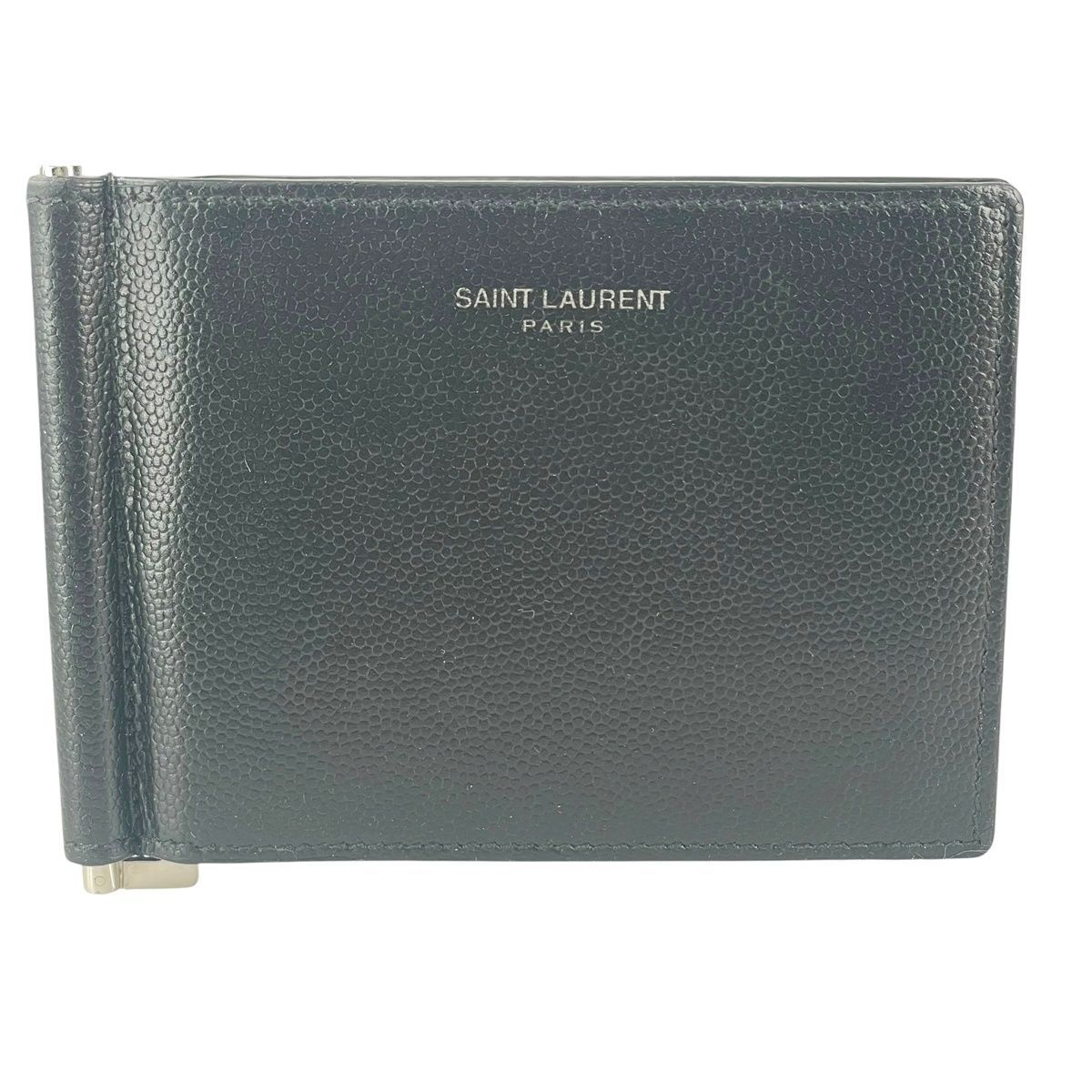 SAINT LAURENT マネークリップ 専用ポーチ付き サンローラン SAINT