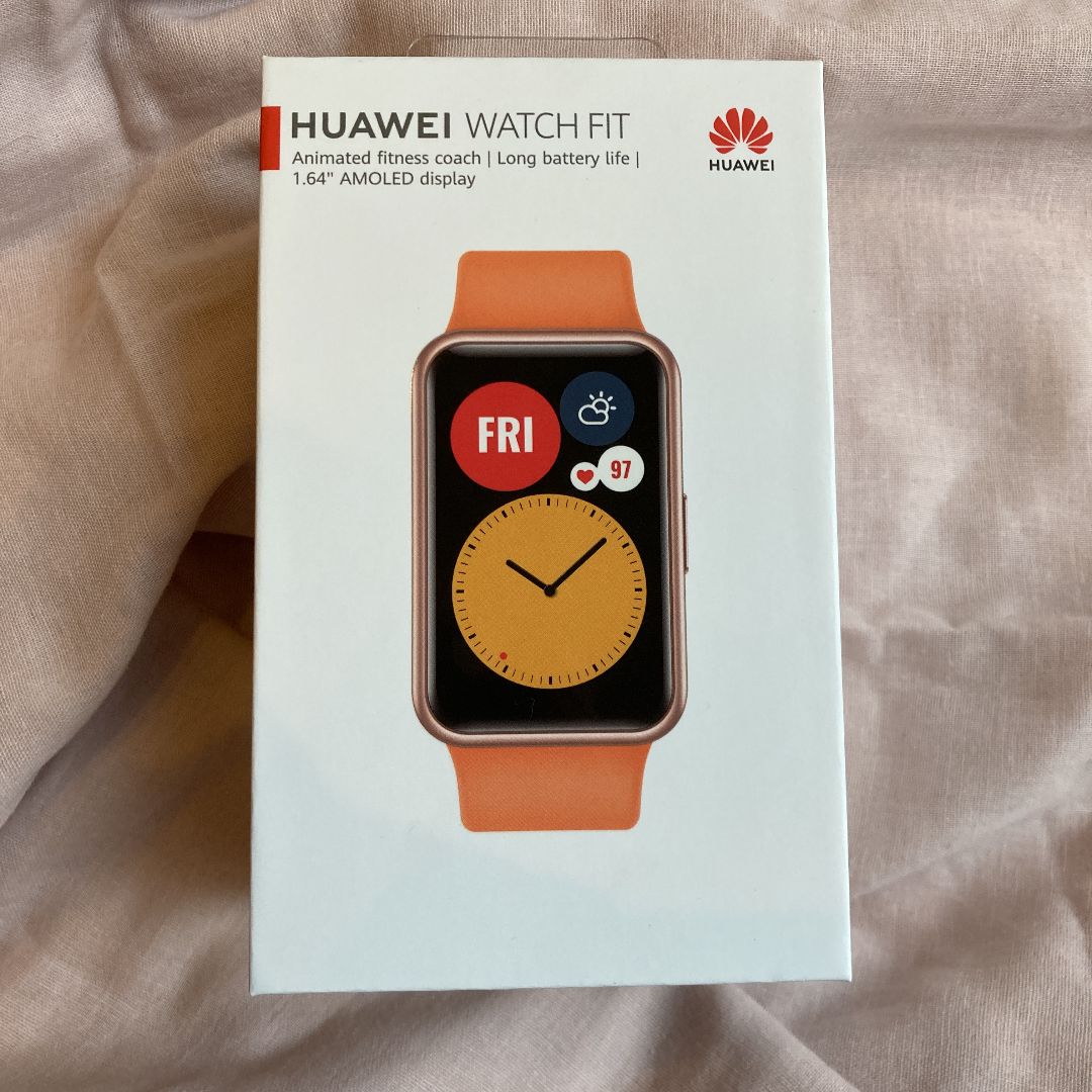 交渉歓迎！35%オフ！新品未開封】HUAWEI Watch FIT オレンジ - 腕時計