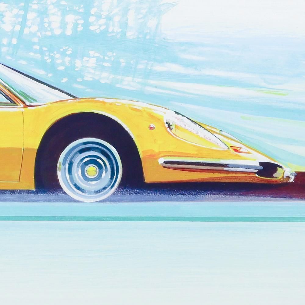 アクセサリー 真作 WISH ジェイ コカ Jay Koka COLOR OF SPEED No.11 ジクレー 8号大 直筆サイン イラスト ◆フェラーリ 25102261