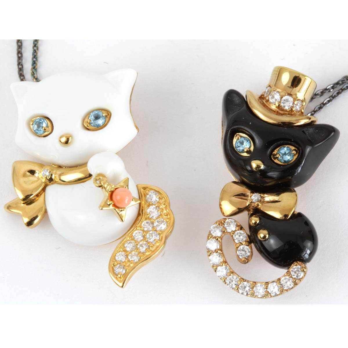 USED』 シルバー925 IEI cat ネックレス 2本セット ネックレス - メルカリ
