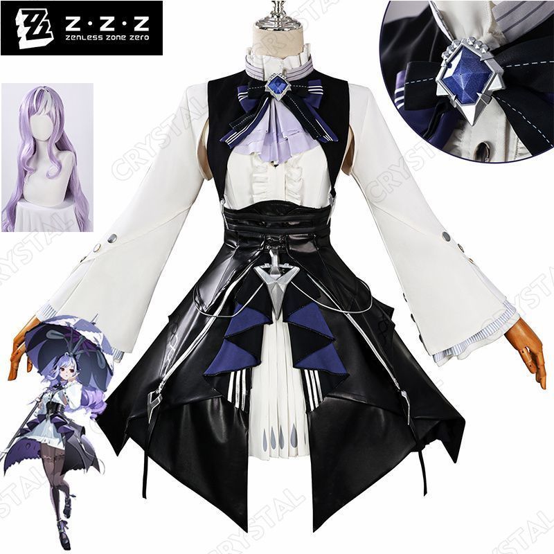 ゼンレスゾーンゼロ Zenless Zone Zero ビビアン バンシー コスプレ衣装 ウイッグ付き ゼンレスゾーンゼロ Vivian Banshee ヒロイン コスプレ衣装 コスチューム ハロウィン クリスマス 制服 大人 子供 cosplay イベント