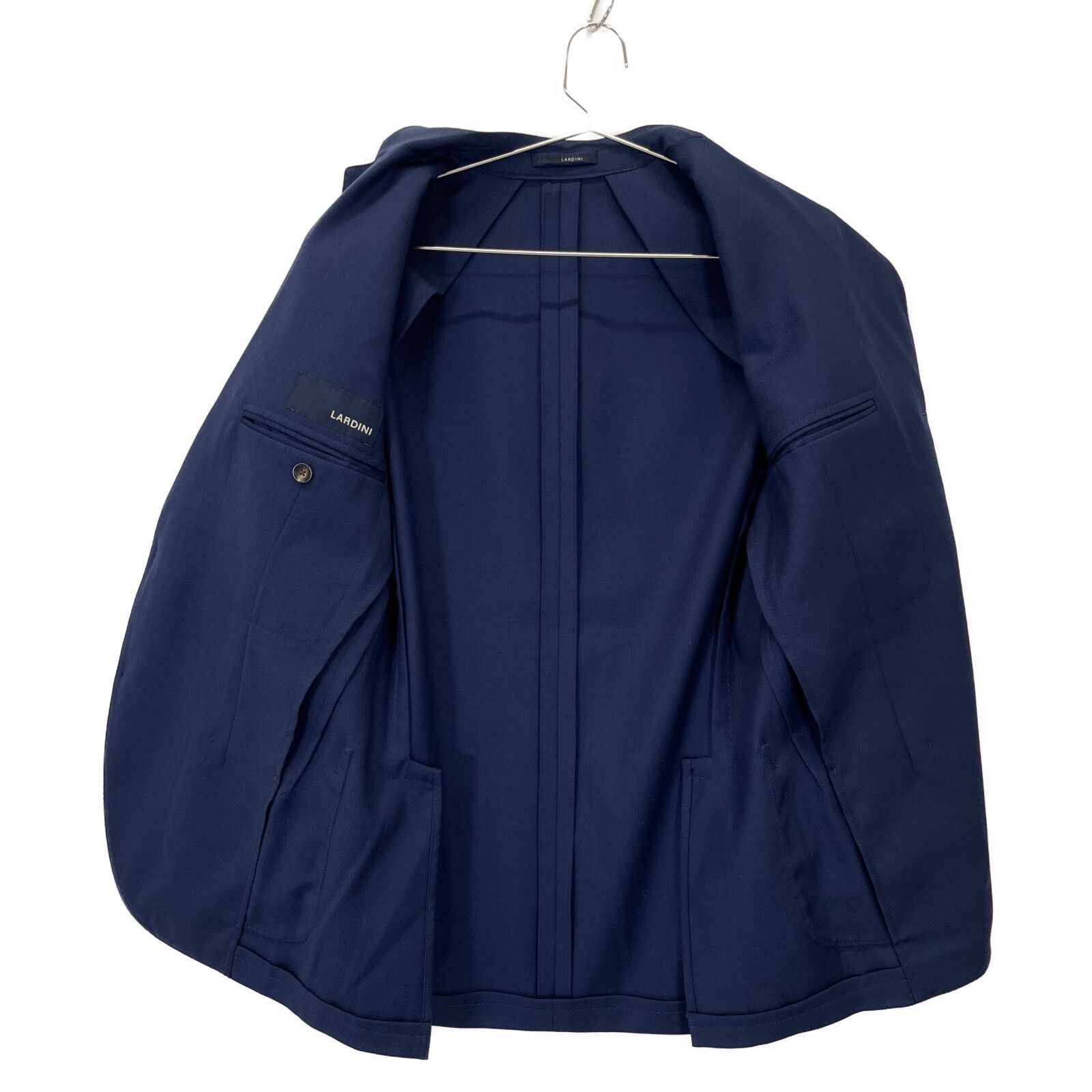 LARDINI ラルディーニ JP0526AQ ﾈｲﾋﾞｰ ｳｰﾙ100 段返り3つﾎﾞﾀﾝ