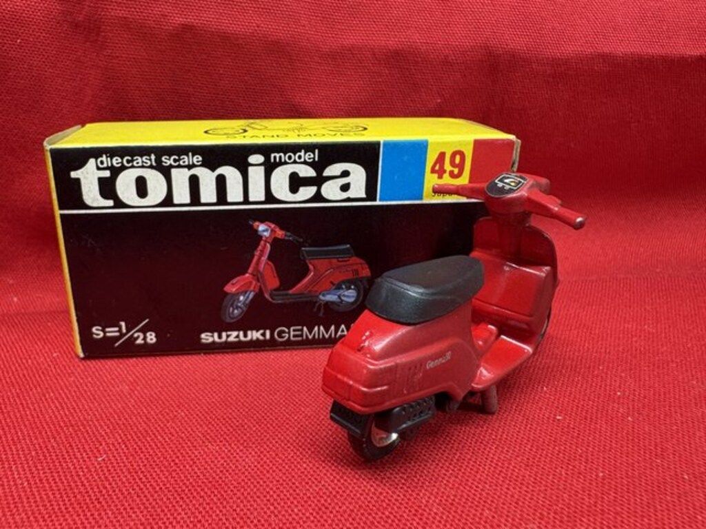 トミー トミカ 黒箱/日本製 スズキ ジェンマ 50 赤/黒/Genma50銀
