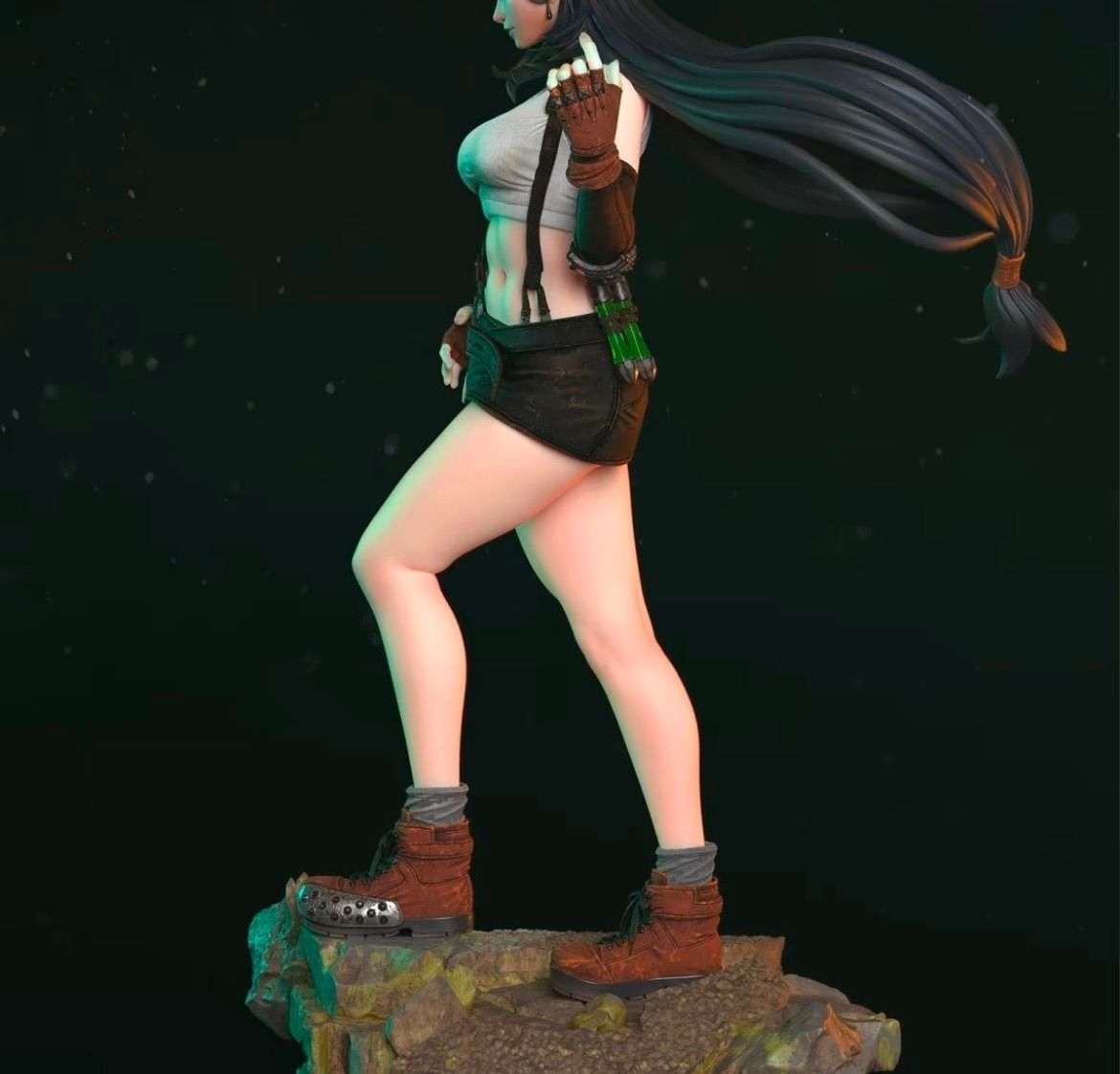 ガレージキット 未塗装フィギュア FF ティファ 1/8サイズ 20cm