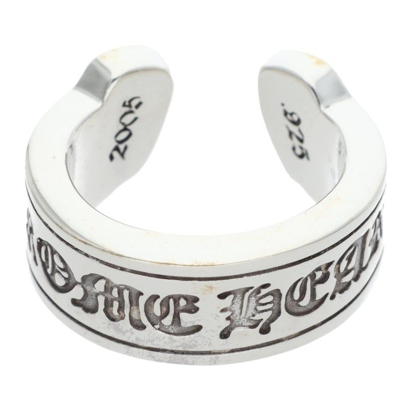 クロムハーツ スクロール ラベル  リング lg scroll CHROME HEARTS クロムハーツ LG SCROLL LABEL 10号 ラージ