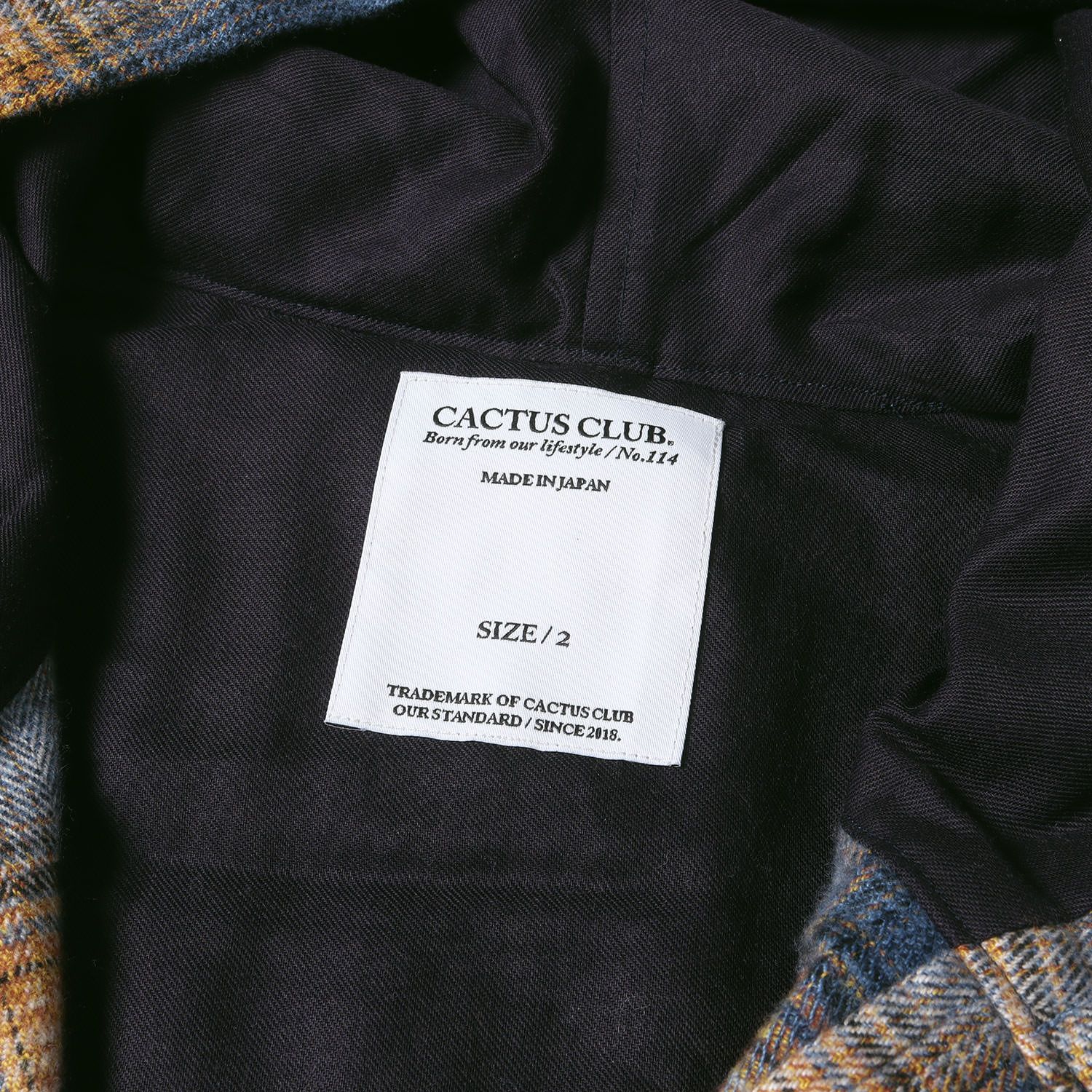 CACTUS CLUB キャクタスクラブ シャツ サイズ:2 24SS フード付き