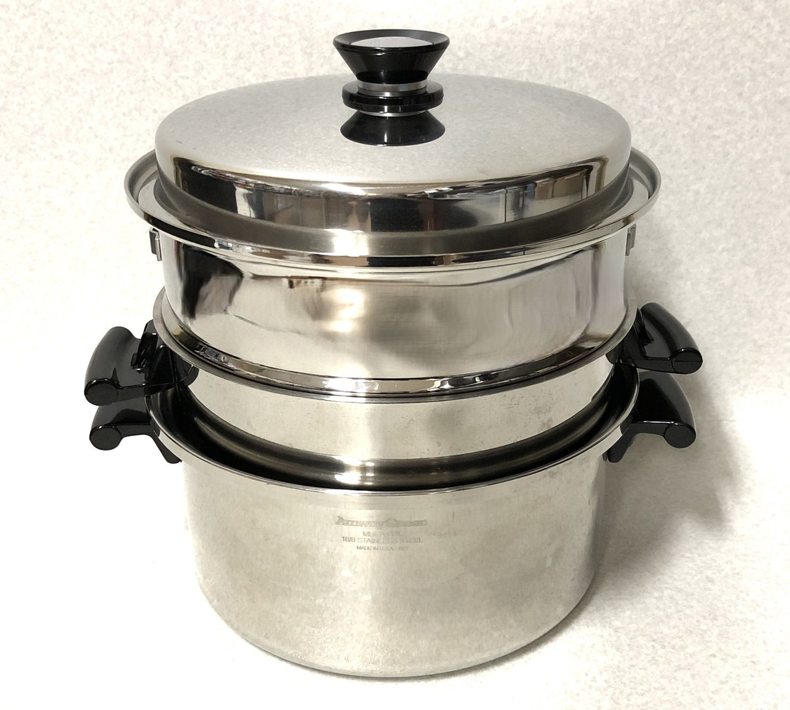 ジオ・プロダクト 蒸し器（25㎝用） 服部先生 ジオ 2段蒸し器 25センチ