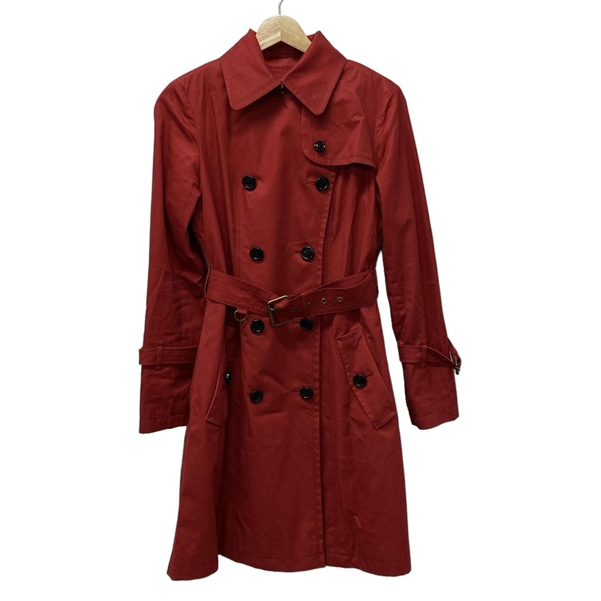 ブルーレーベル　2way トレンチコート　36 赤 Burberry Blue Label(バーバリーブルーレーベル) トレンチコート