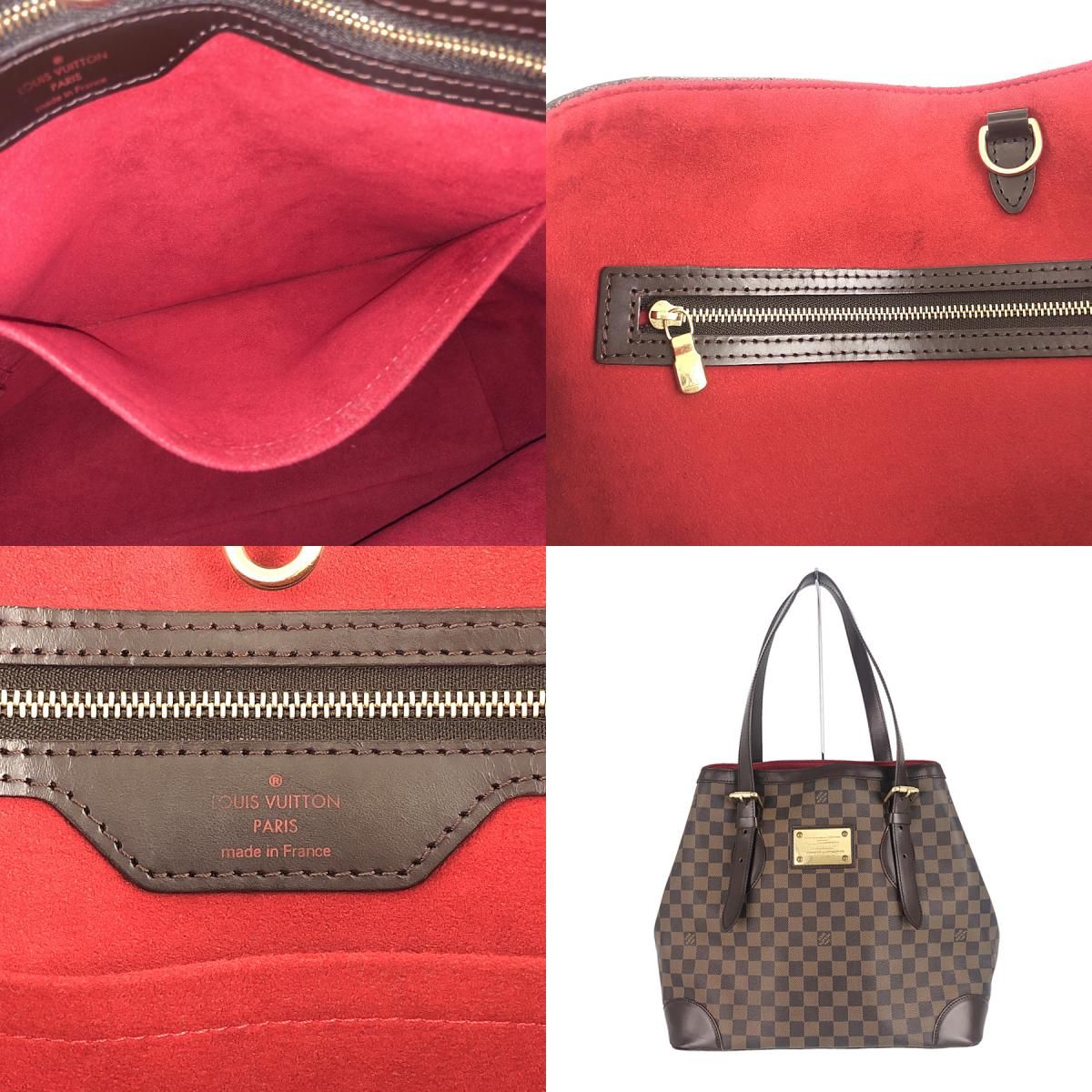 ルイ・ヴィトン LOUIS VUITTON ダミエ ハムステッドGM N51203 エベヌ