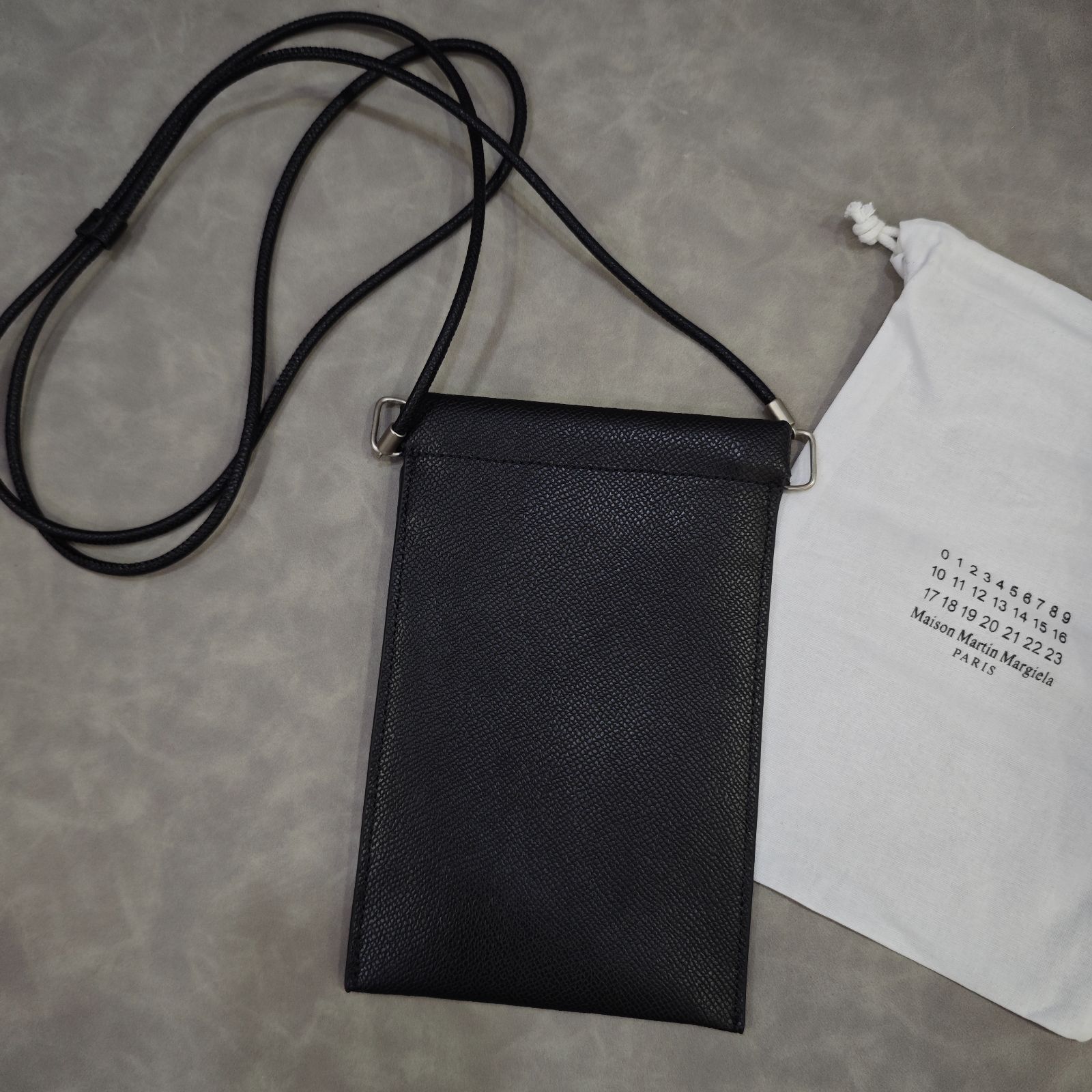 Maison Margiela スマートフォンポーチ ミニショルダーバック 黒  