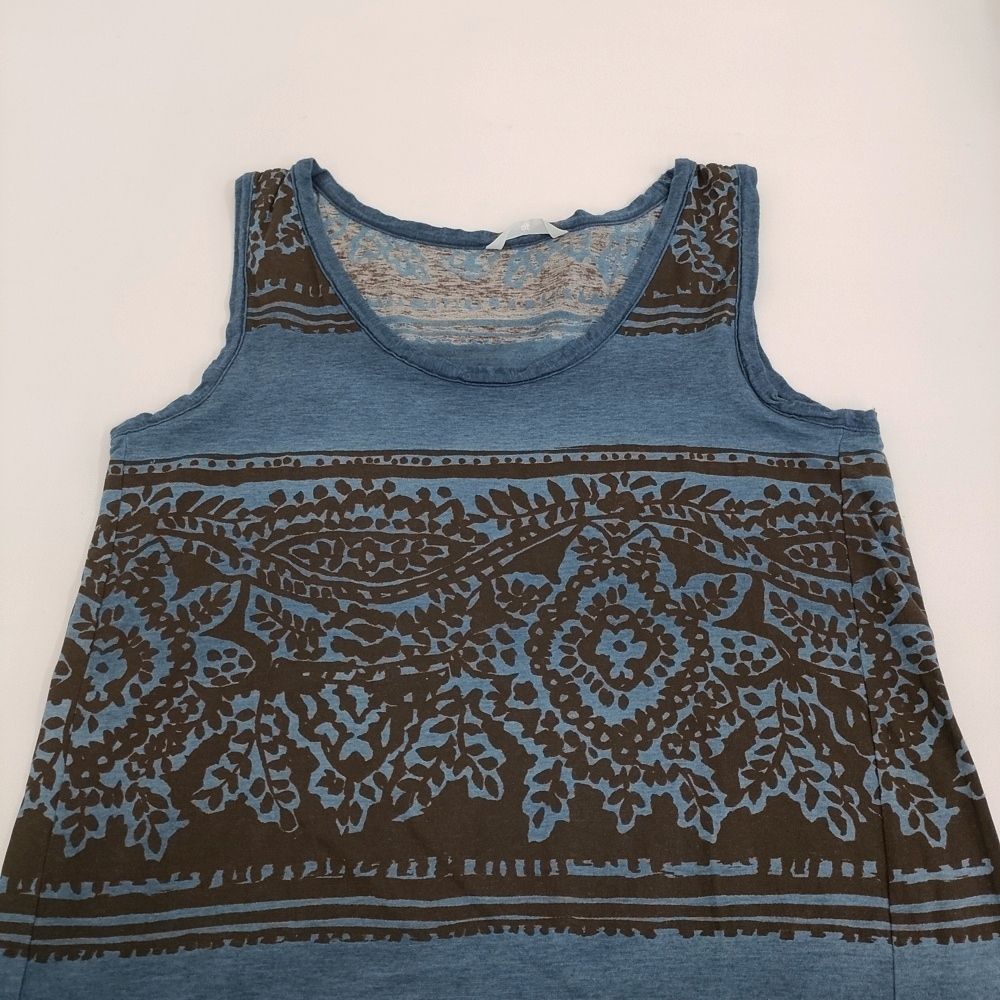 ボタニカル柄インディゴカットソーワンピース 2