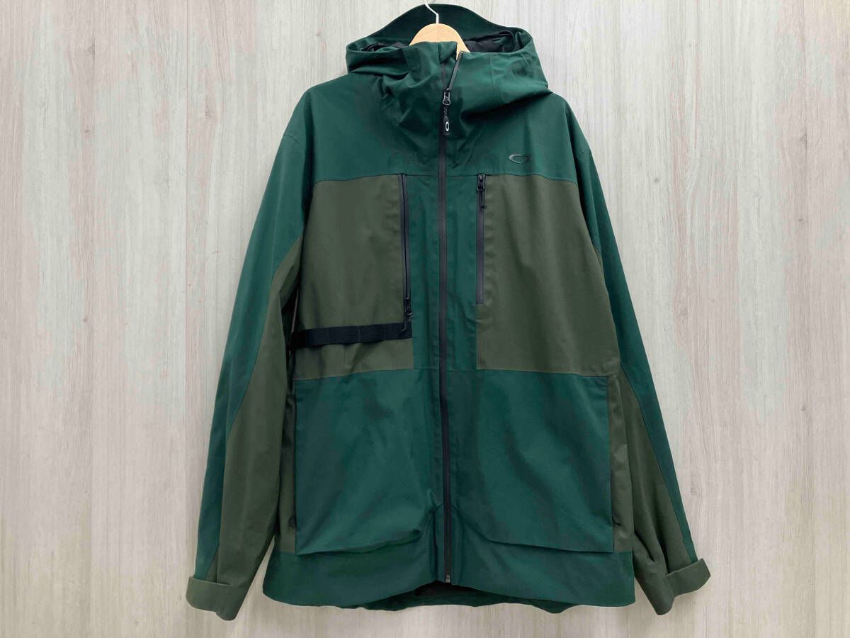 小売業者 OAKLEY スノーボードジャケット XLサイズ グリーン系 オークリー