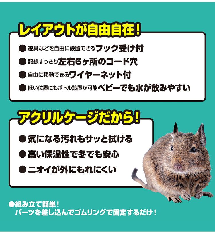 アクリルケージ ゲージ