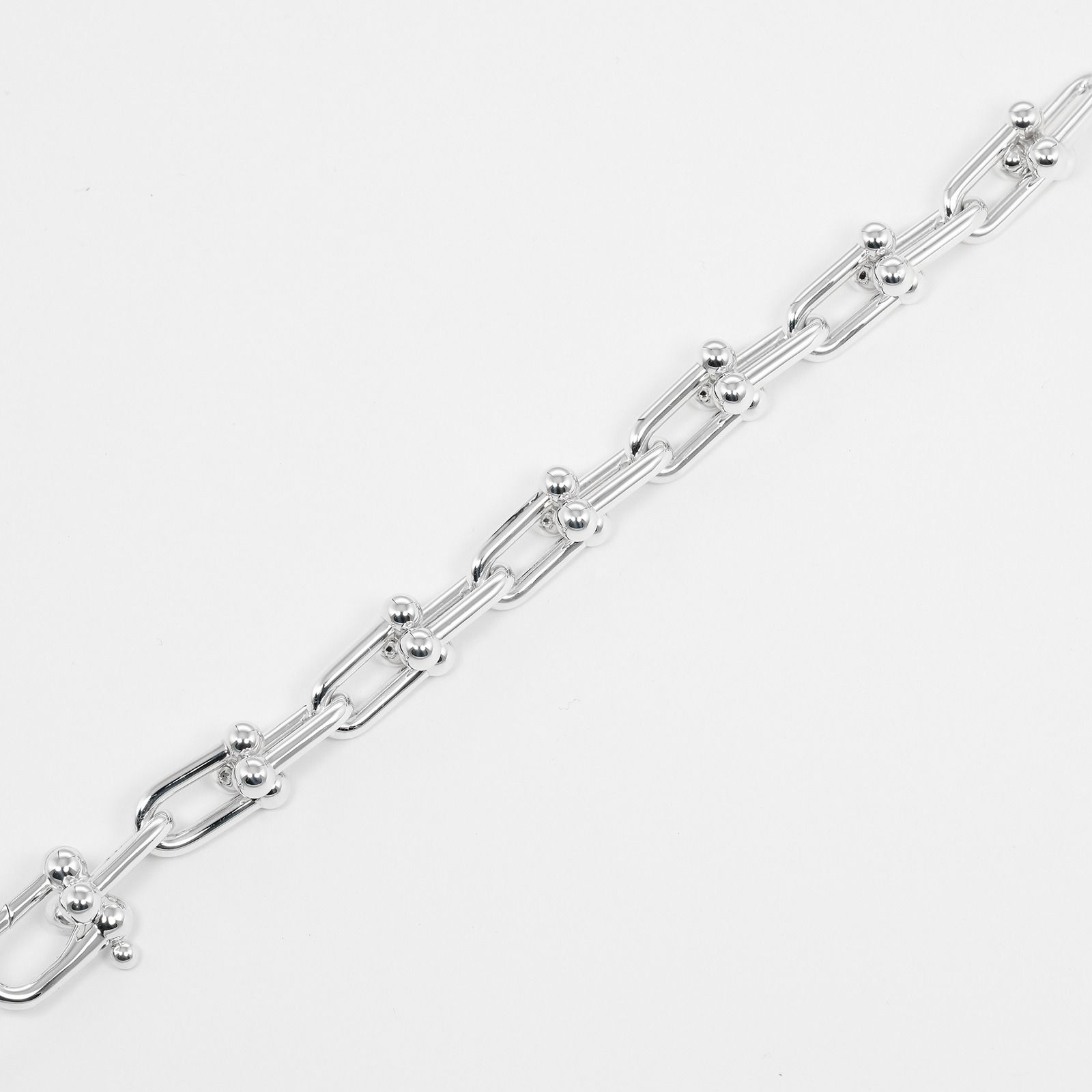 TIFFANY&Co.】ティファニー ハードウェア ラージリンク 腕周り約