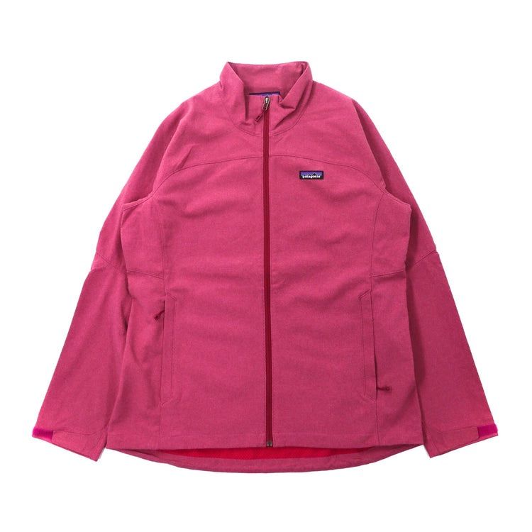 Patagonia ソフトシェルジャケット XL ピンク ポリエステル