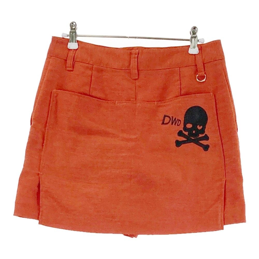 DANCE withDRAGON赤 水玉模様 レディース ゴルフスカート DANCE withDRAGON赤 水玉模様 レディース ゴルフスカート