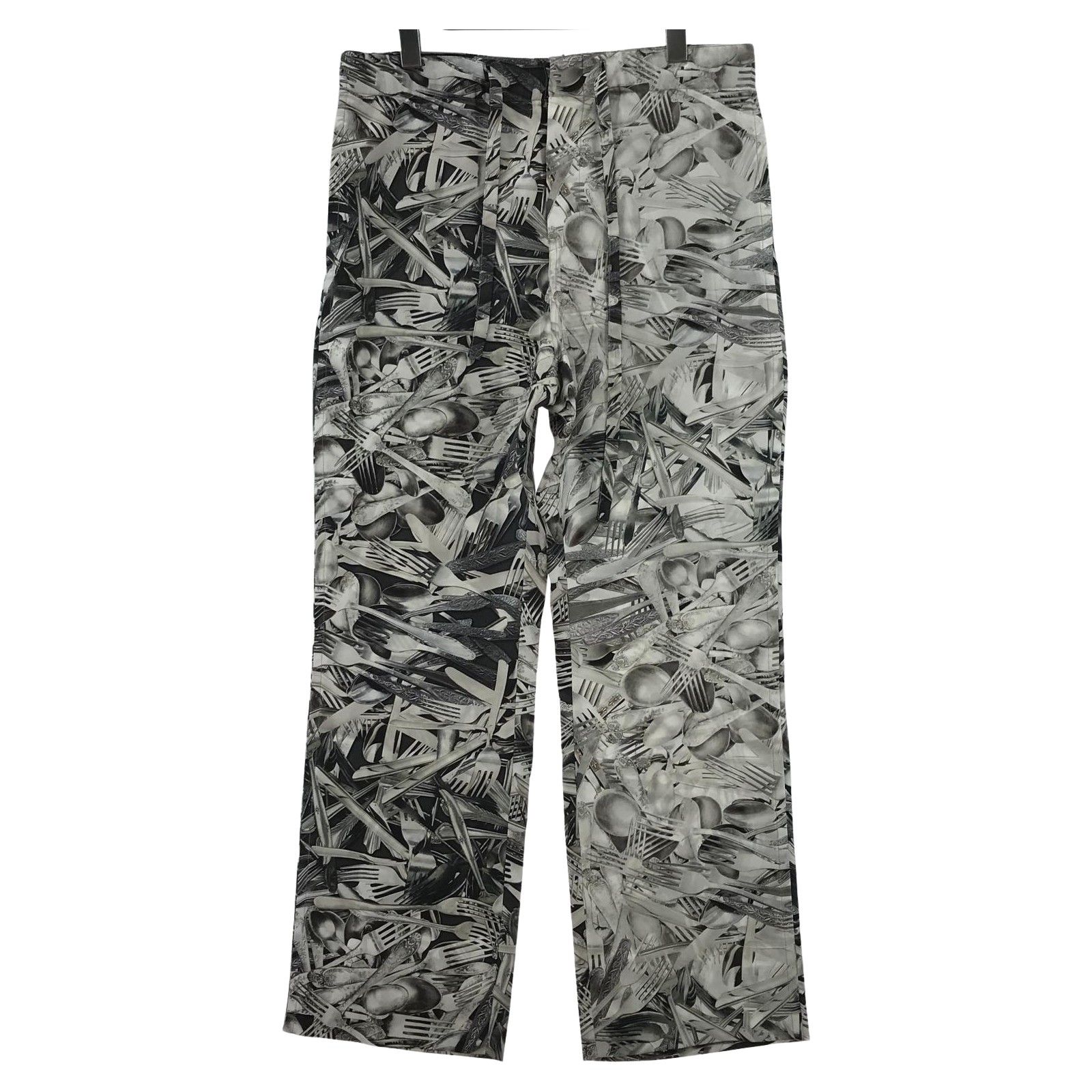 Throws a Kitchen silk pants 48 ホワイト