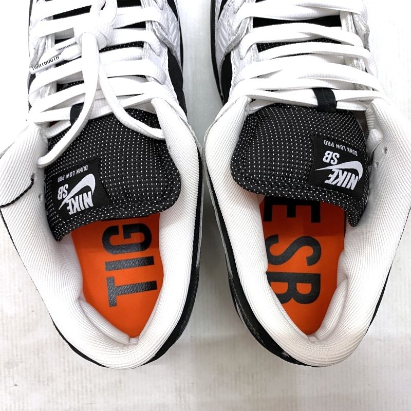 03w14772【箱付き美品】TIGHTBOOTH × Nike SB Dunk Low Pro QS Black  