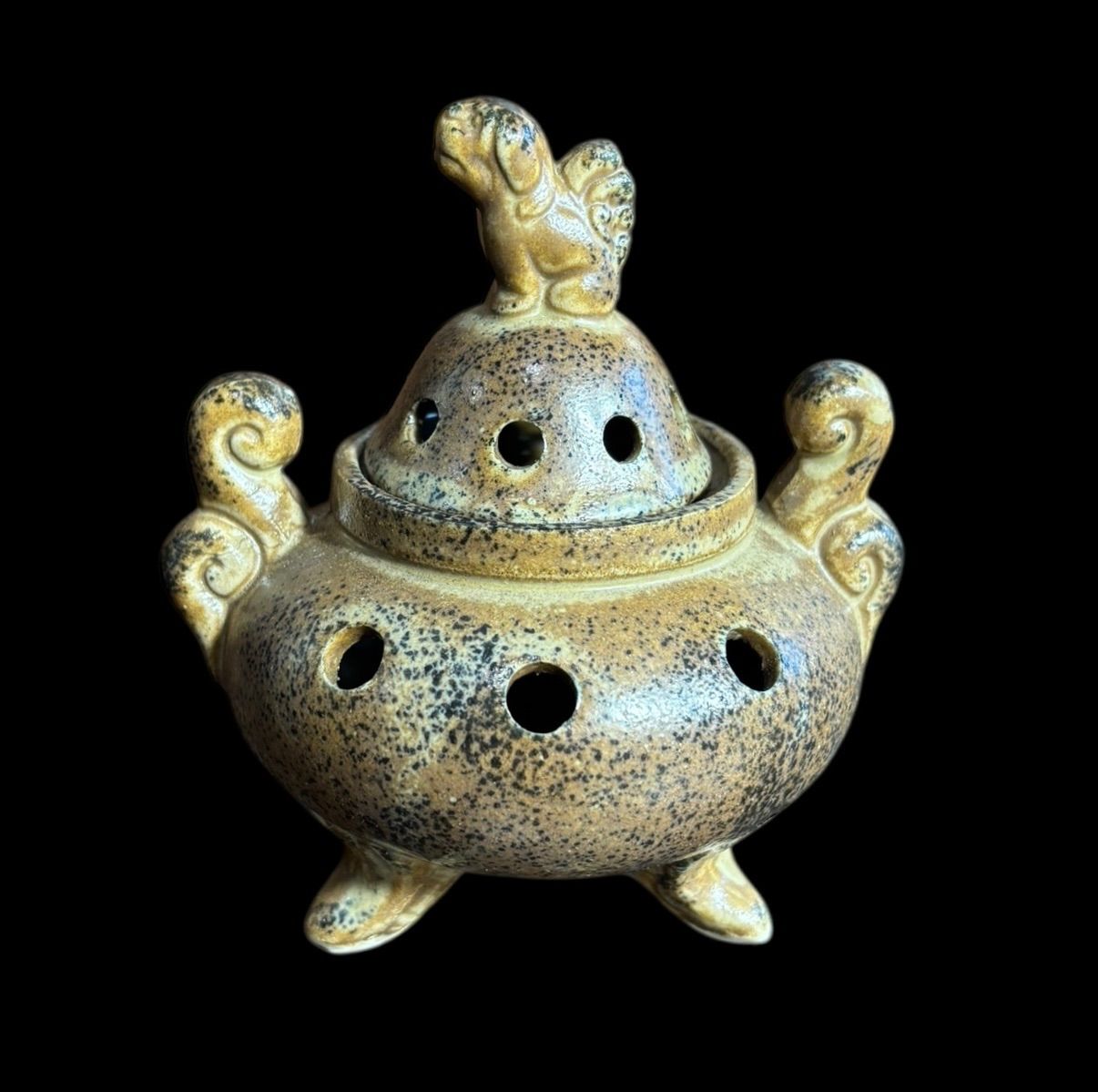 香枦 骨董 レトロ アンティーク 獅子 狛犬？