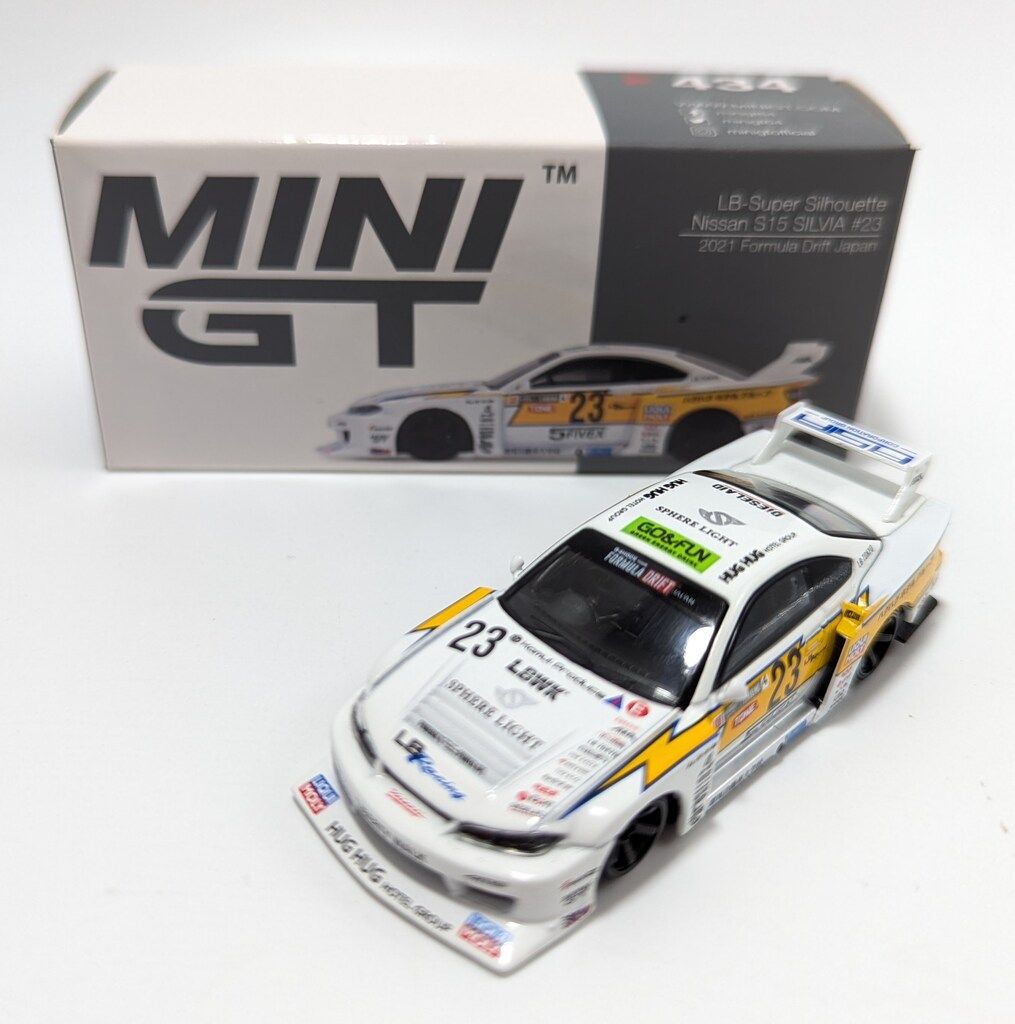 TSM MODEL 1/64MINI GT LB-Super Silhouette Nissan S15 シルビア フォーミュラ・ドリフト ジャパン 202 434-R