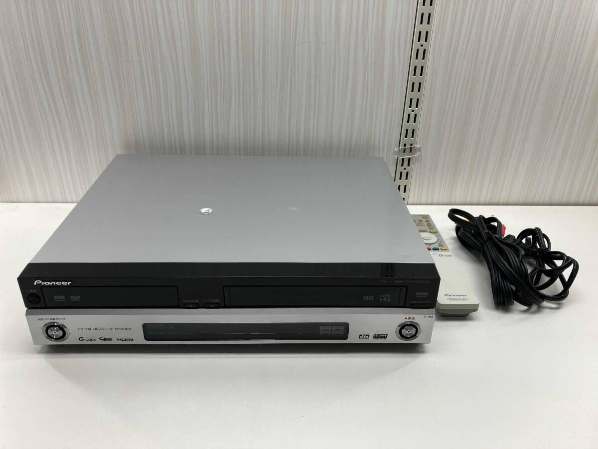 Pioneer DVR-WD70 DVDレコーダー ジャンク ジャンク Pioneer パイオニア ビデオ一体型 HDD&DVDレコーダー