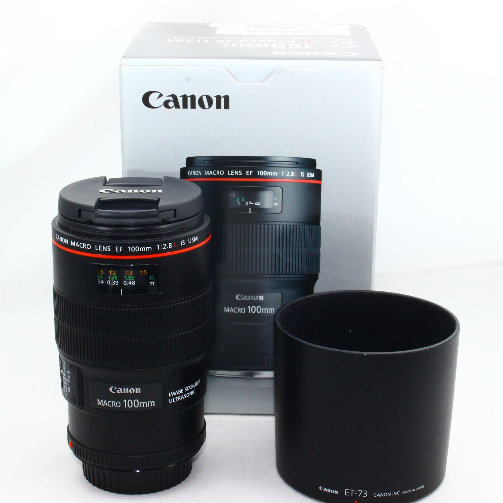 Canon 単焦点マクロレンズ EF100mm F2.8L マクロ IS USM フルサイズ