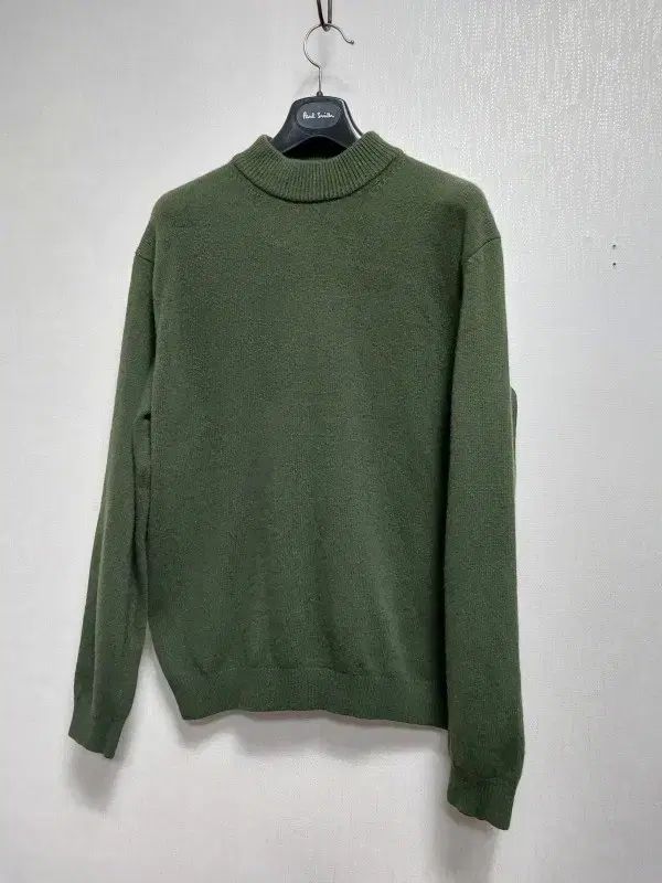 MUSINSA(ムシンサ) カシミヤブレンド メンズハーフポーラー ウールニット カーキ 95M