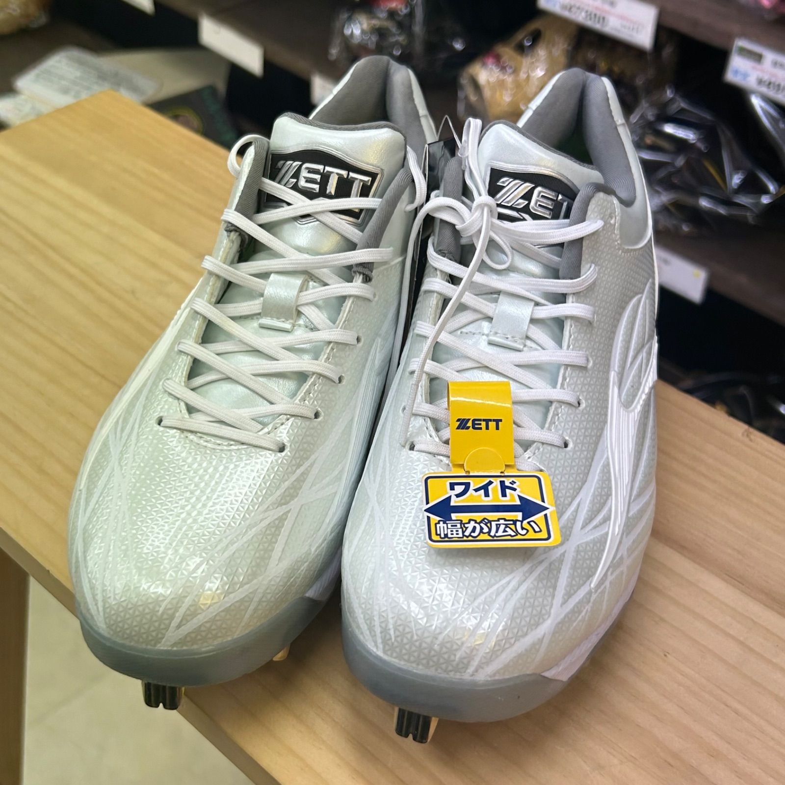 新品未使用】ゼット 野球 埋込みスパイク グランドジャックAC 