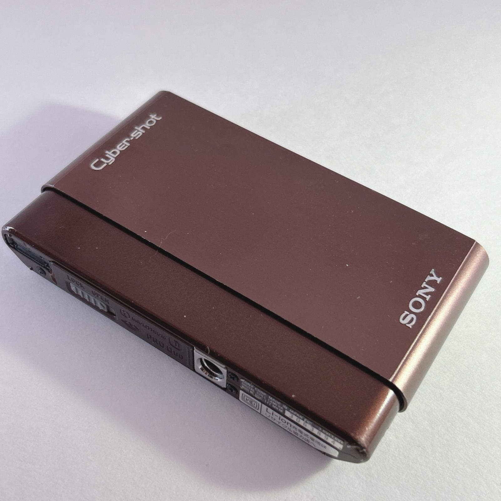 ソニー サイバーショット ブラウン SONY DSC-T77 動作未確認 茶色 充電