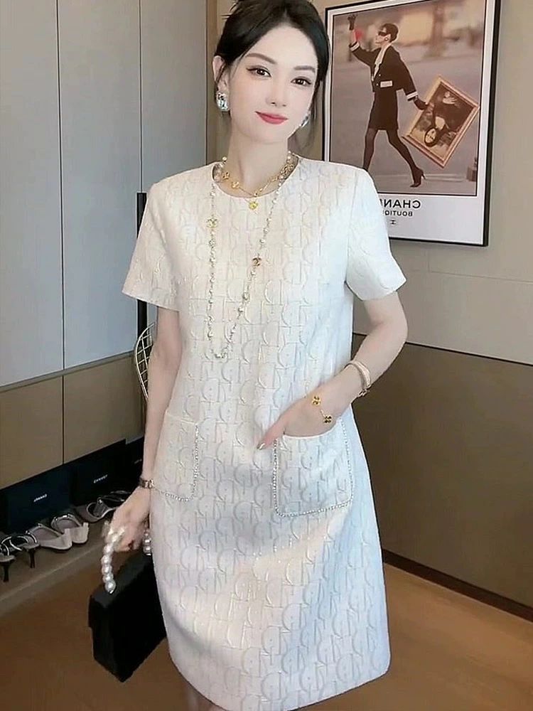 結婚式ワンピース ミディアムワンピース