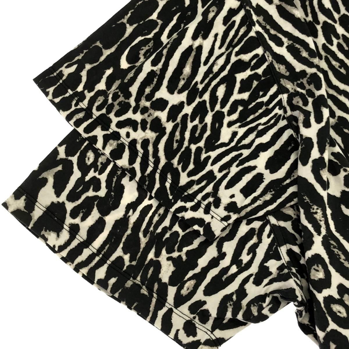 BURBERRY バーバリー 20SS レオパード柄Tシャツ 8024509 ブラック 