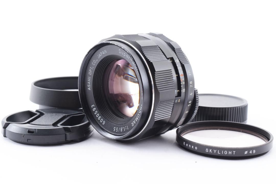 PENTAX SMC TAKUMAR 55mm F1.8 フィルター付 L736 - レンズ(単焦点)