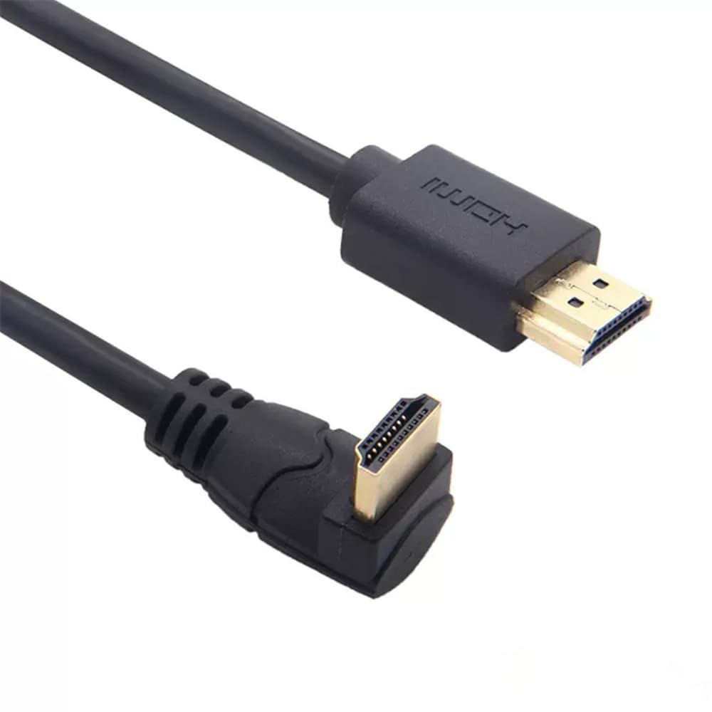 KKM-ラブショー JCT請求書発行 0.15m 0.3m 0.5m~1.8m短いHDMI ケーブル 8k HDMI 延長ケーブル 8K 60Hz HDMI 2.1オス-メス 90度L字型左右向きHDMI 延長ケーブル 高速HDMI変換48G