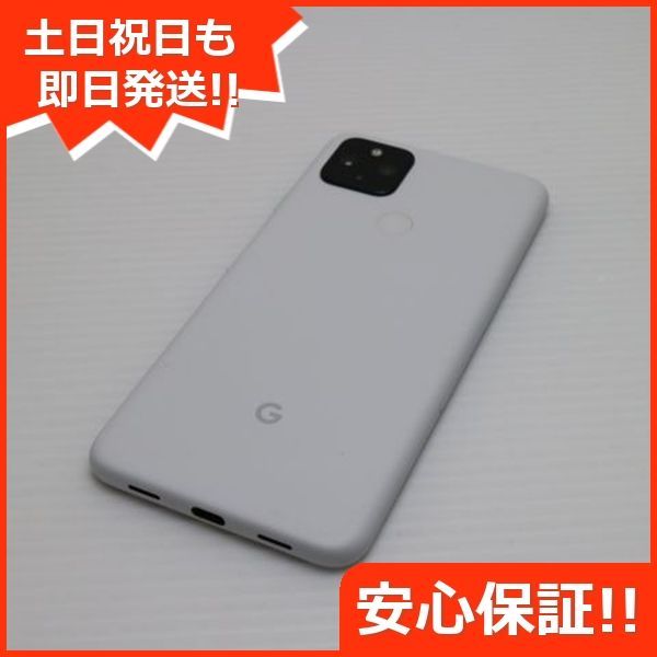 新品同様 SoftBank Google Pixel 4a (5G) 128GB クリアリー
