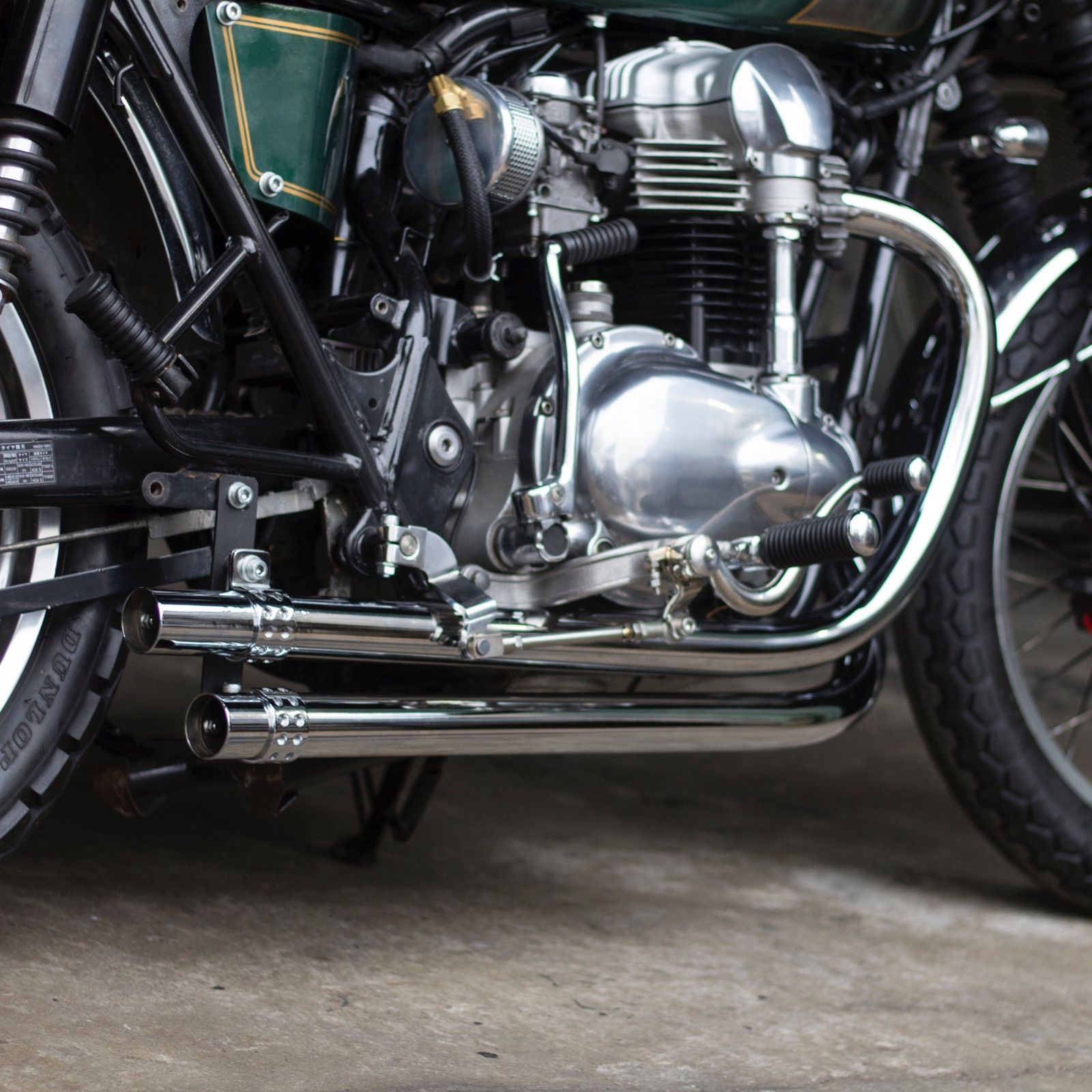 【美品・中古】W650 社外マフラー Motor Rock オールドスタイル 楽天市場】Motor Rock モーターロック オールドスタイル手曲げ