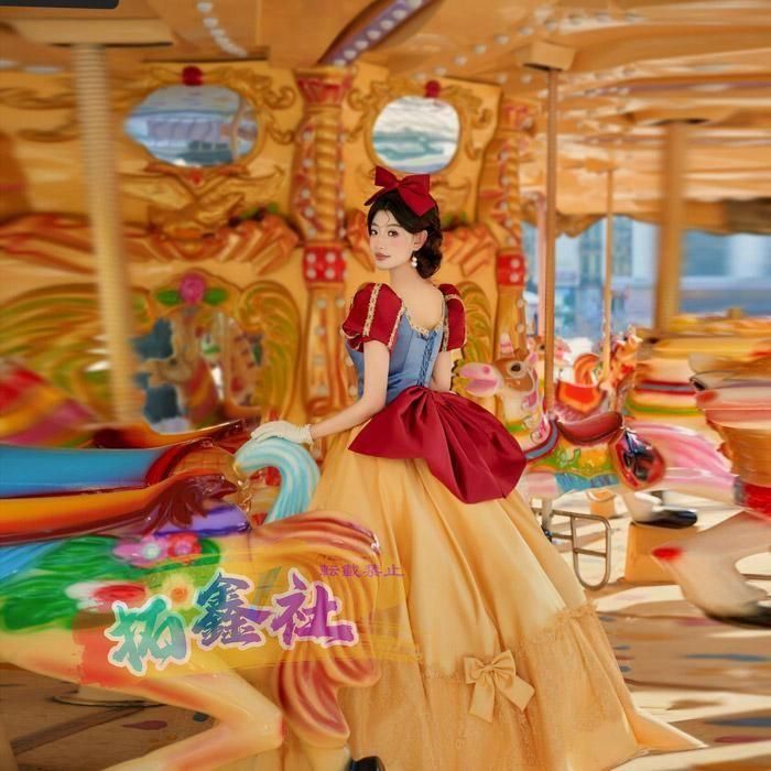 コスプレ衣装 ディズニー 白雪姫 ドレス 成人式 結婚式 仮装 ハロウィン 大人女性 S M L XL WWW_NOITHATQUANGTHANH_NET
