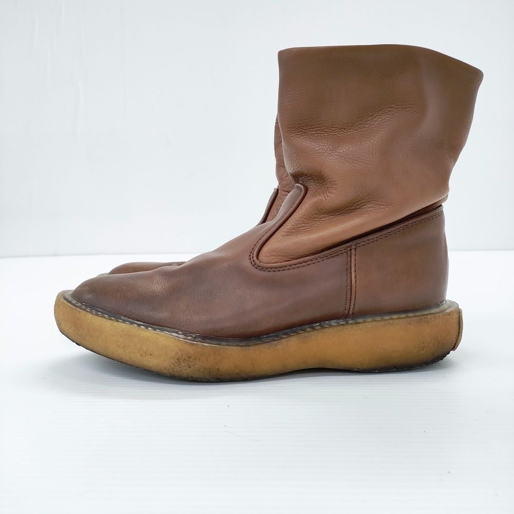 未使用KAPITALポパイブーツ　サイズ2 KAPITAL】レザー リンクルポパイブーツ | ONE WASH