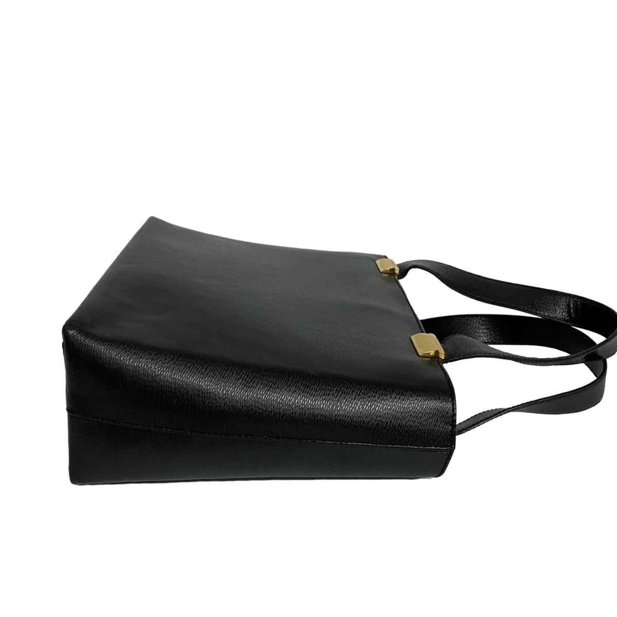 フェラガモ　トートバッグ　美品　Ferragamo 極 美品 レア品 Salvatore Ferragamo フェラガモ ロゴ 型押し 金具