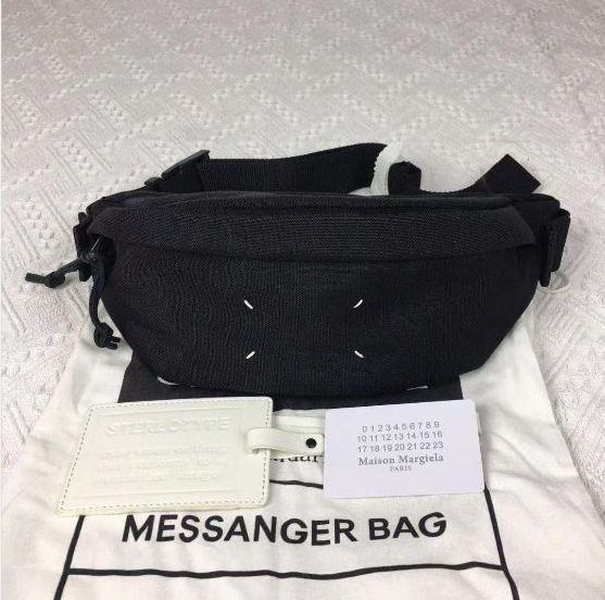 新品 Maison Margiela メゾンマルジェラ クロスボディバッグ ウエストポーチ ブラックas68631 - メルカリ