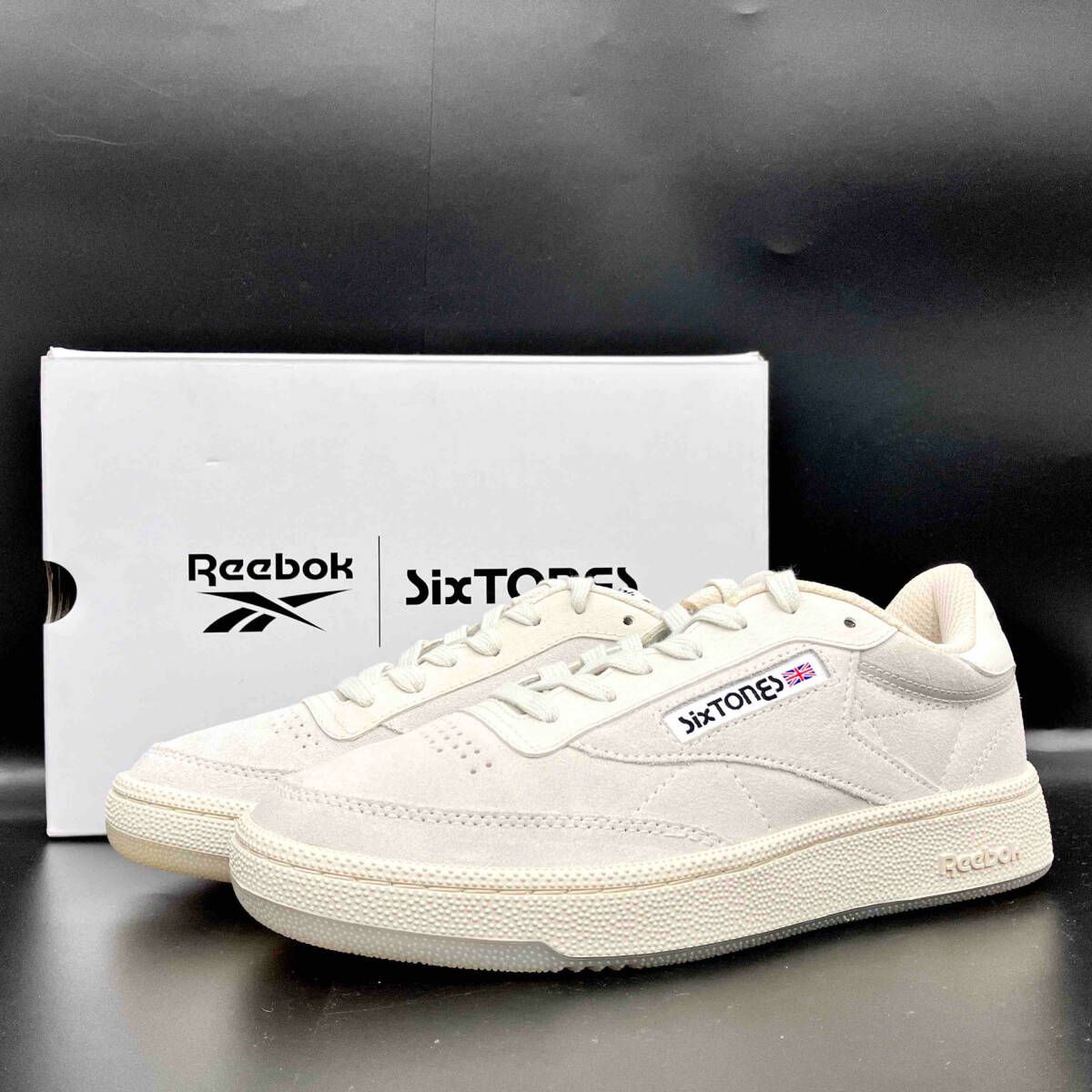 Reebok × SixTONES CLUB C 85 VINTAGE リーボック × ストーンズ クラブ C スニーカー コラボ RB00018  左:23.5cm 右:24.0cm - メルカリ