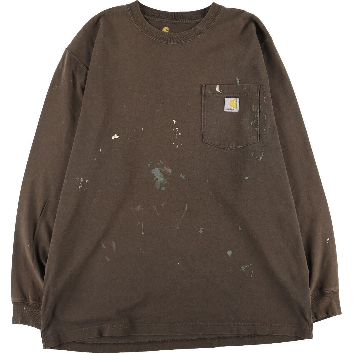 古着 カーハート Carhartt ORIGINAL FIT ポケット ロングTシャツ ロンT メンズL/eaa426742