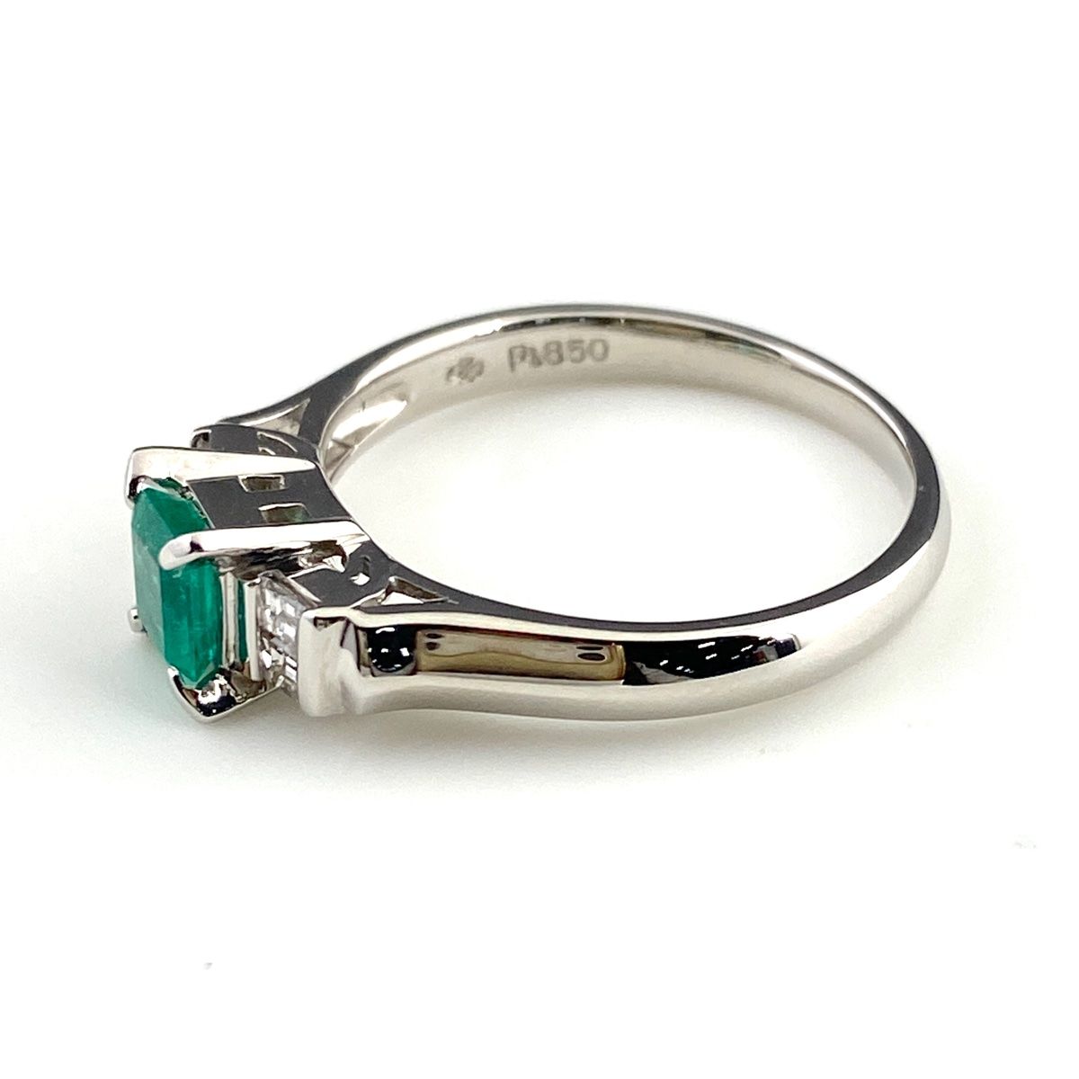 メレダイヤ デザインリング プラチナ 指輪 リング 14号 Pt850  