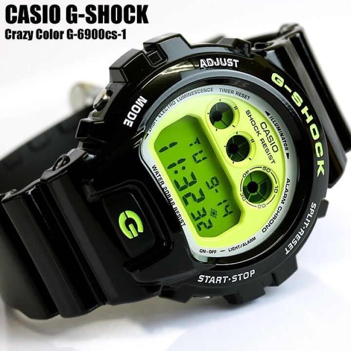 カシオジーショック クレイジーカラーズ 腕時計 DW-6900CS ピンク