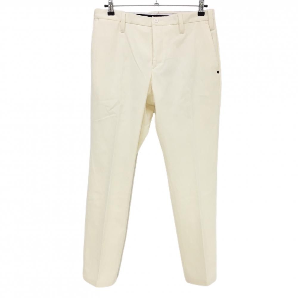 BRIEFING ブリーフィング　ゴルフパンツ　ストレッチ　メンズ　白 M ロゴ 超美品】ブリーフィング パンツ 白 ストレッチ メンズ M ゴルフウェア