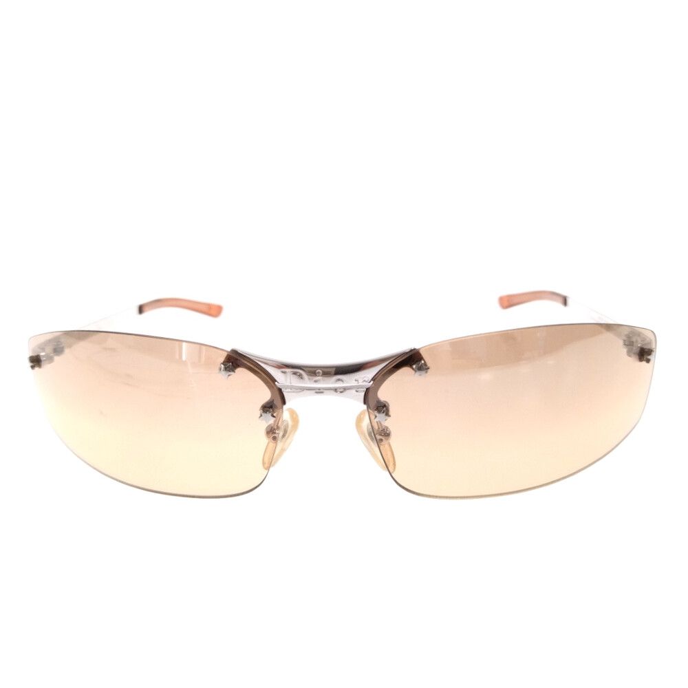 DIOR (ディオール) リムレス カラーレンズサングラス シルバー