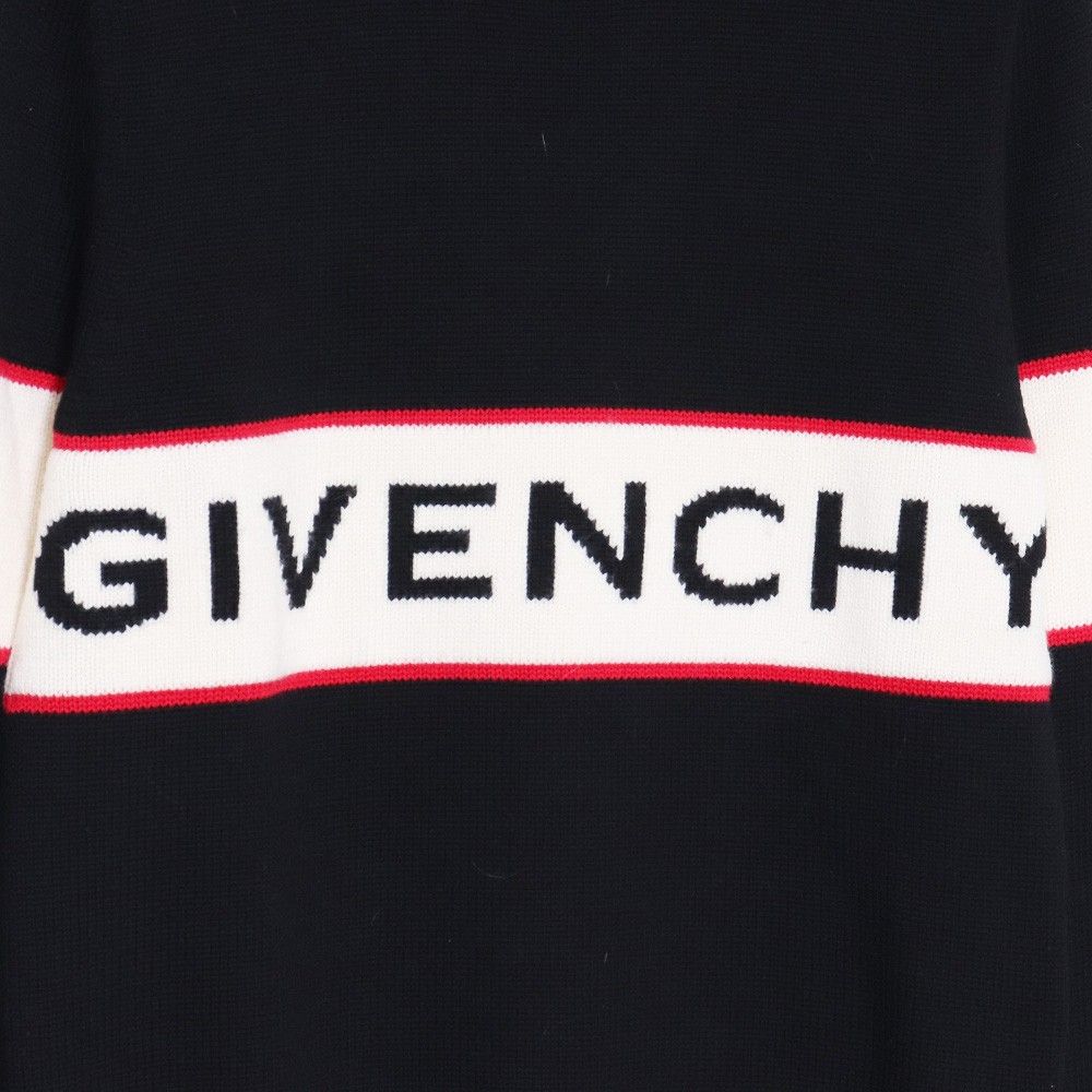 GIVENCHY バンド ロゴ ヘビー セーター XSサイズ ブラック BM900G400M ジバンシィ ジバンシー プルオーバー ニット Band Heavy Sweater GIVENCHY バンド ロゴ ヘビー セーター XSサイズ ブラック