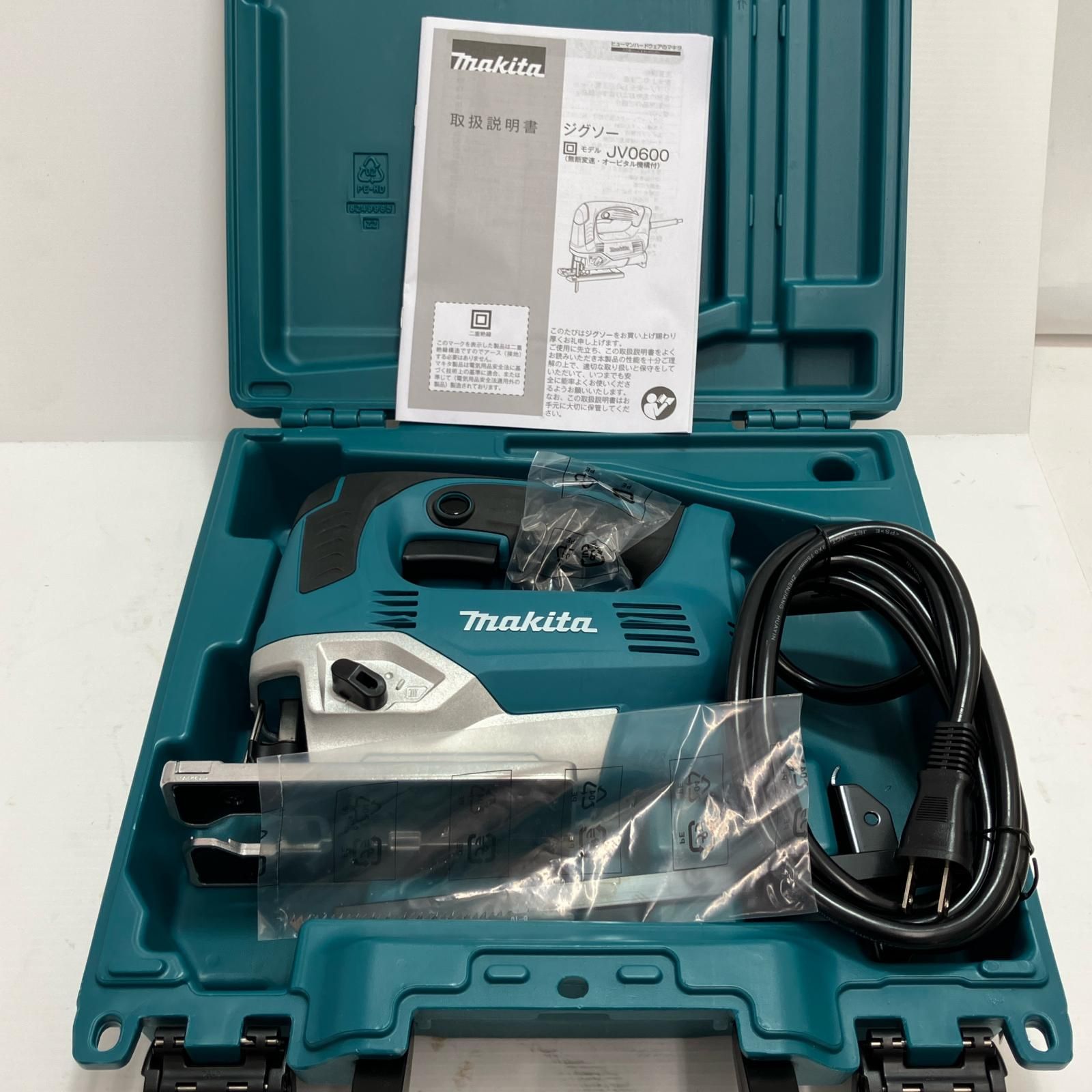 MAKITA マキタ 工具 切断工具 ジグソー JV0600K ブルー ♥品 コード式 100v ケース付 HRDEVELOPMENT_JP
