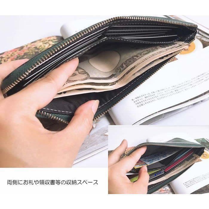 最安♡新品♡ 薄い財布 L字ファスナー 長財布 メンズ 本革 青ネイビーn