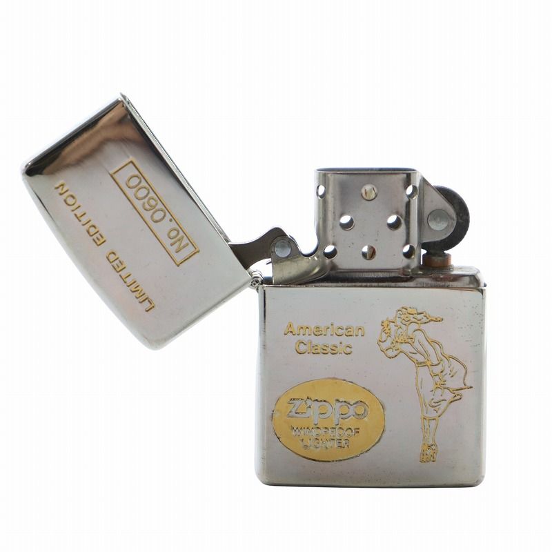 ジッポー ZIPPO 1993年製 ヴィンテージ LIMITED EDITION American Classic 1000個限定 オイルライター  アメリカンクラシック No.0600 喫煙具 タバコ 小物 火花確認済み シルバーカラー /KW □GY18 - メルカリ